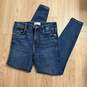 Zara Blue Skinny Jeans Versatile Stretch Fit